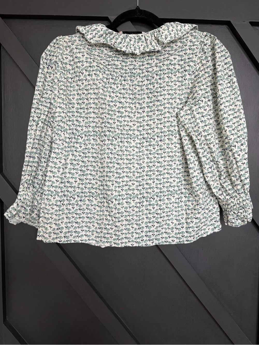 Hunter Bell Ditsy Floral Imogen Blouse & Jemma Shorts Set, Size Small